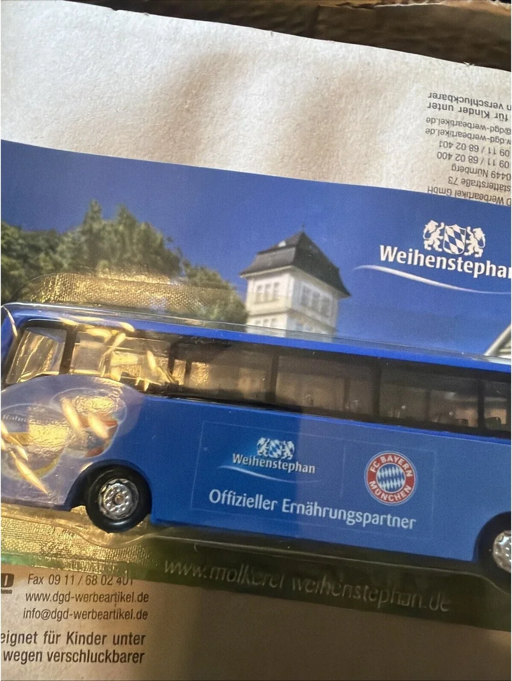 HO 1/87 Scale DGD Weihenstephan Munich City Bus New Sealed Free Shipping